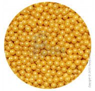 Сахарные шарики Жемчуг Золото 5-6 мм 1 кг. фото цена